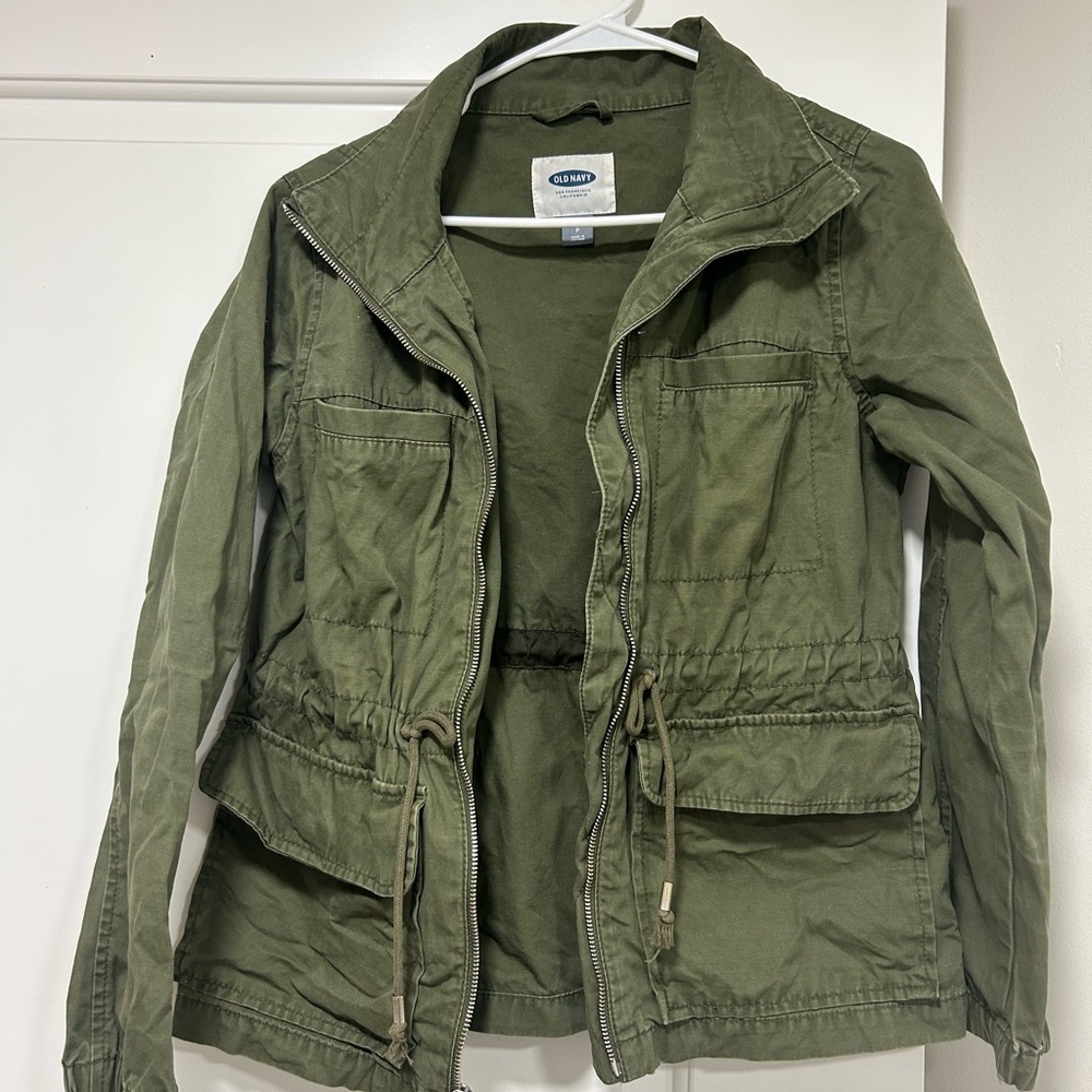 Old Navy Olive Green Utility Jacket